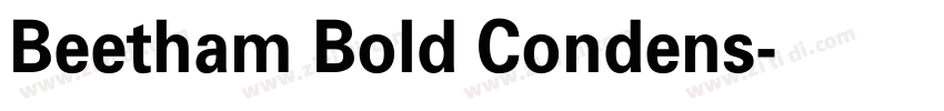 Beetham Bold Condens字体转换